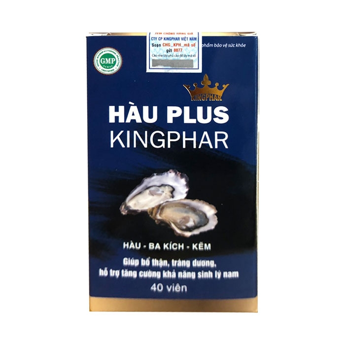 Thực phẩm bảo vệ sức khỏe Hàu Plus Kingphar - 60 viên